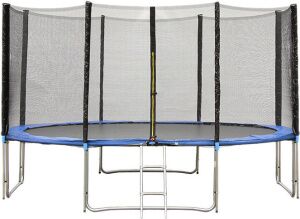 Батут Bebon Sports 13ft (13480L2YL) длинные стойки, с внешней сеткой Батут Bebon Sports 13ft (13480L2YL) длинные стойки, с внешней сеткой