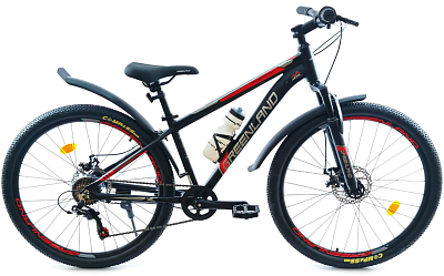 Велосипед GreenLand Tommy 26 7S (14, черный/красный)