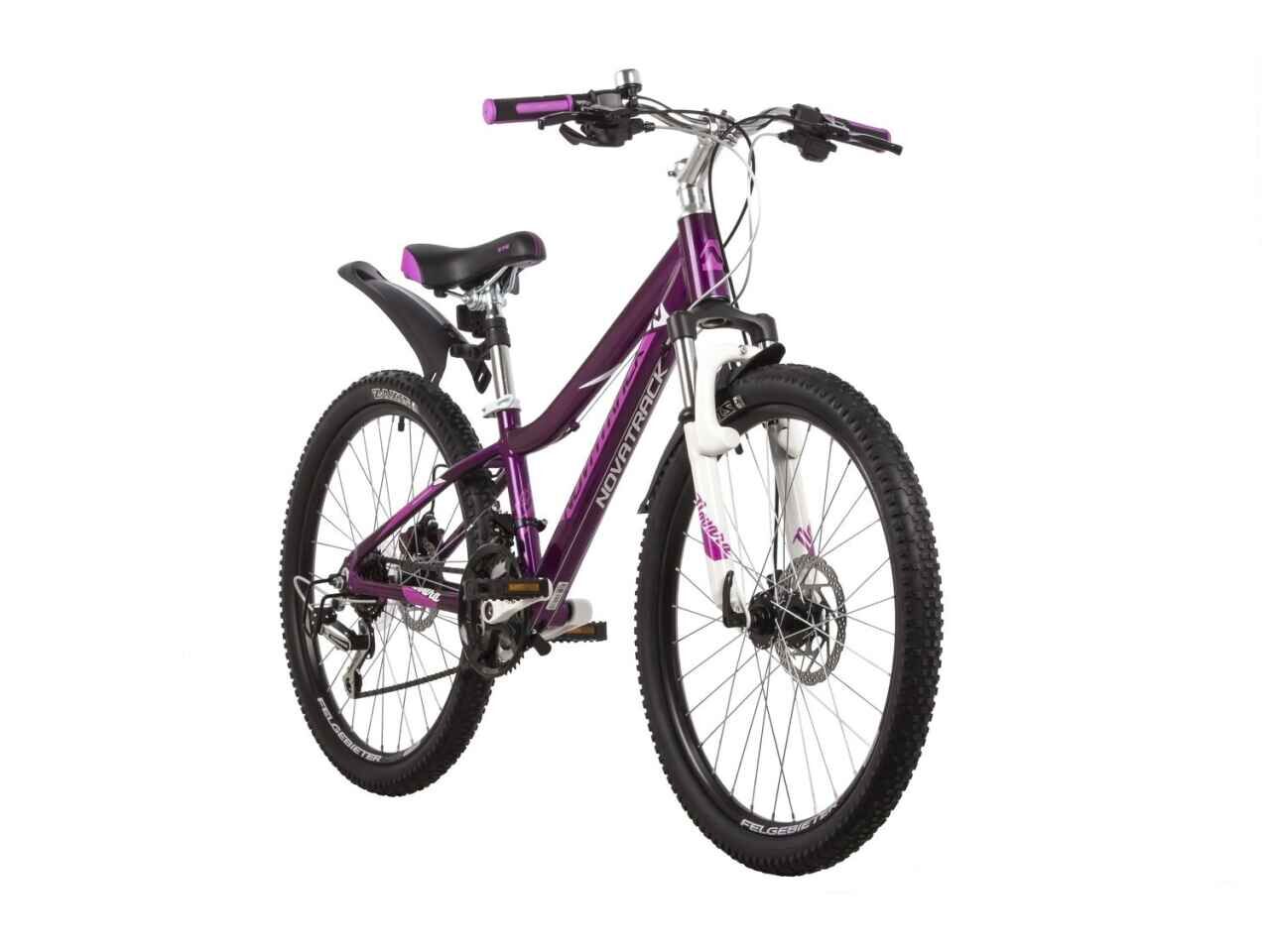 Велосипед Novatrack Novara 24 (13, фиолетовый, 2022)