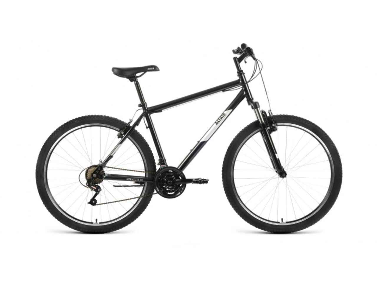 Велосипед ALTAIR MTB HT 27.5 1.0 (17, черный/серебристый, 2022)