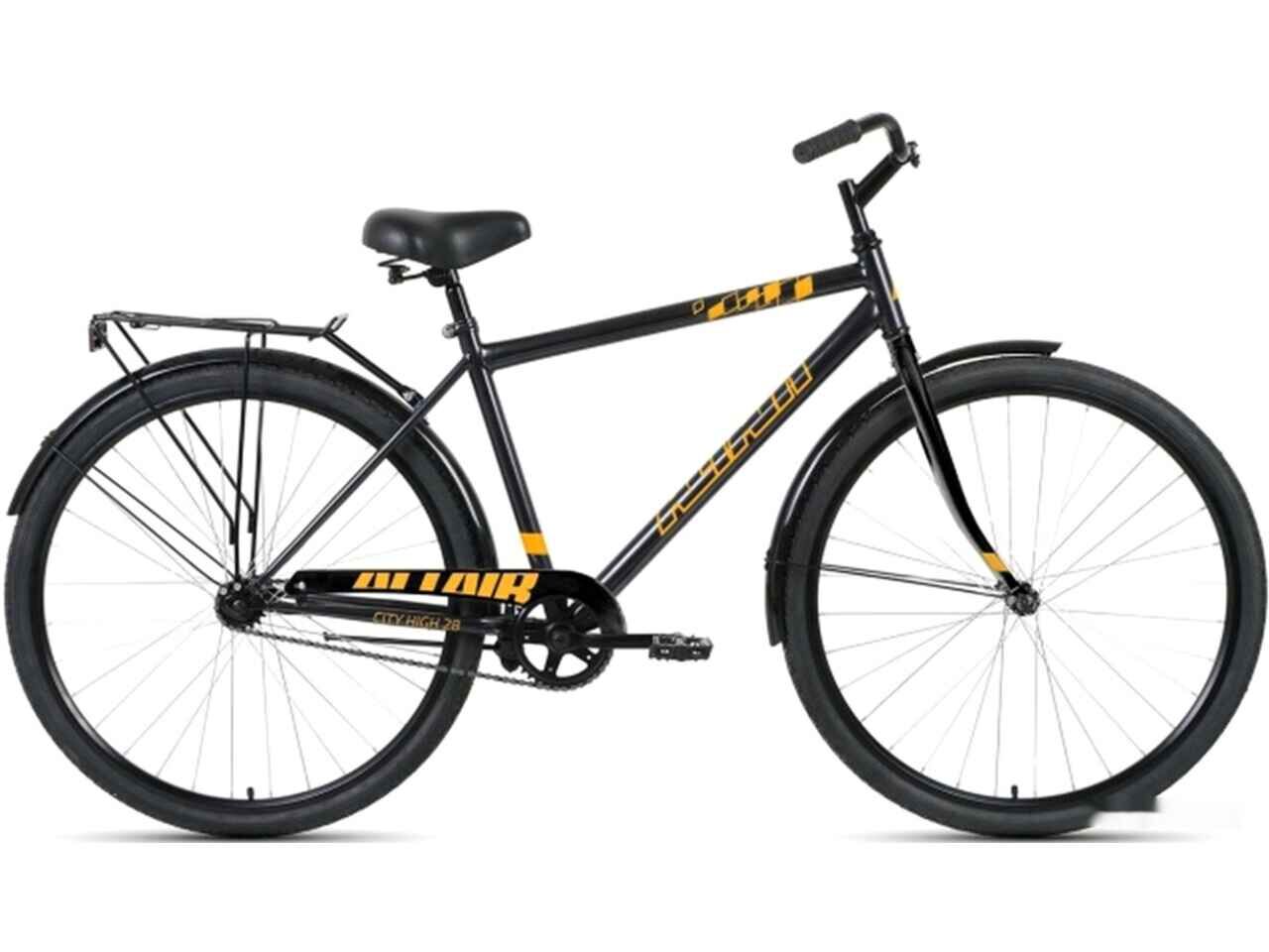 Велосипед ALTAIR City 28 high 2023 (темно-серый/оранжевый)