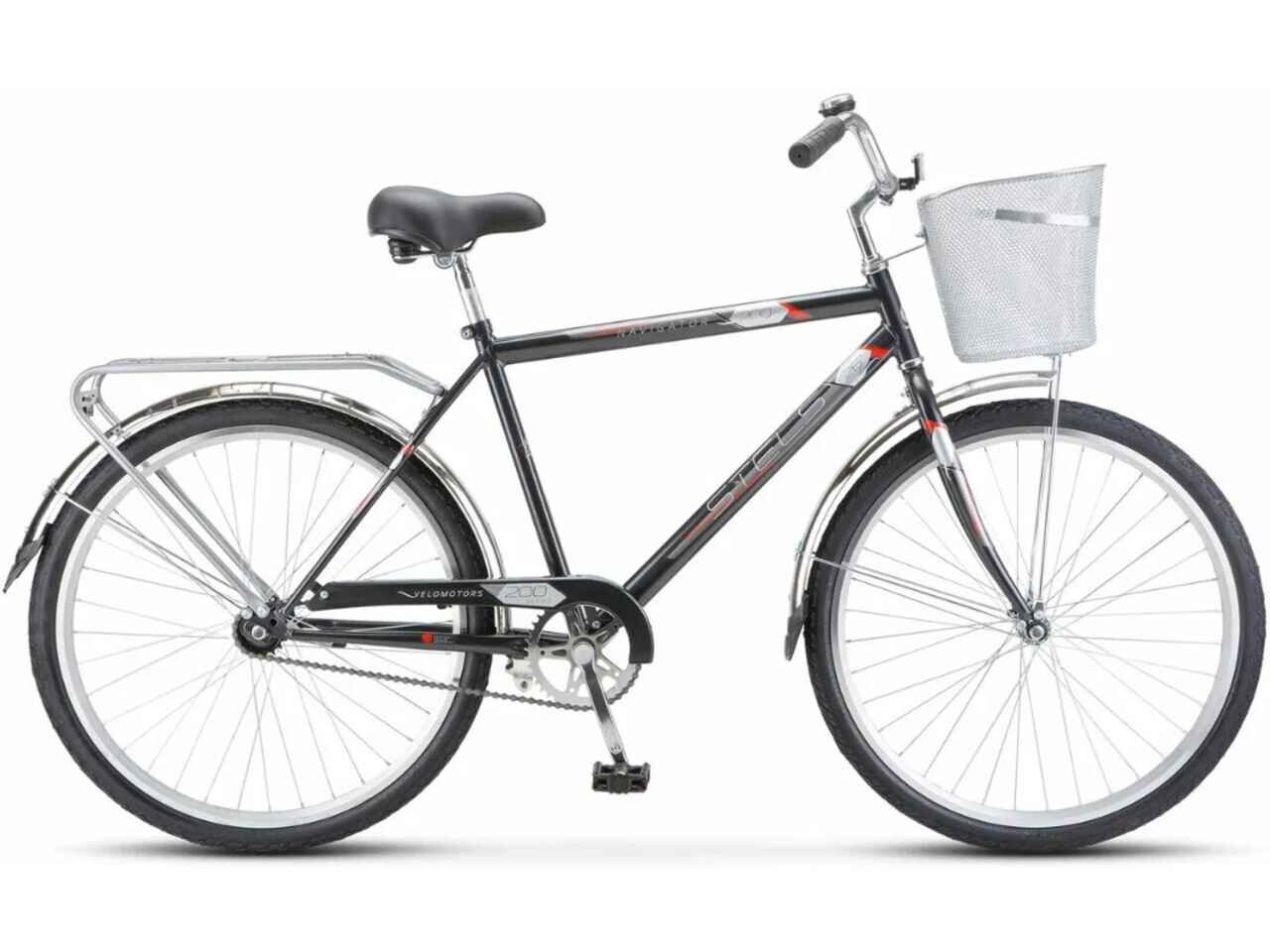 Велосипед Stels Navigator 200 C 26 Z010 (темно-серый, 2023)