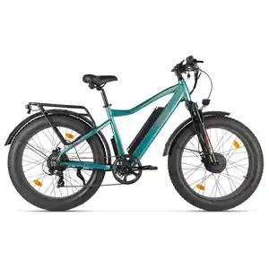 Электровелосипед Eltreco BigCat Dual Next PRO (зеленый матовый)