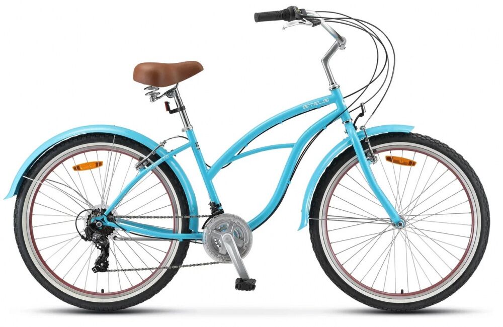 Велосипед Stels Navigator 150 Lady 26 21-SP V010 (17, голубой, 2021)