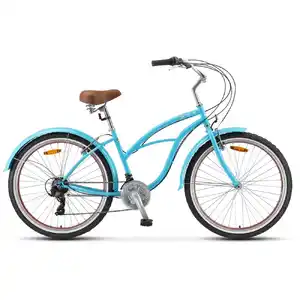 Велосипед Stels Navigator 150 Lady 26 21-SP V010 (17, голубой, 2021)