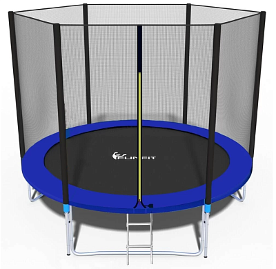 Батут Funfit 374см - 12ft PRO (синий)
