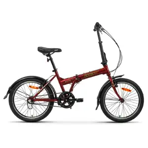 Велосипед Aist Compact 2.0 (20, вишневый, 2022)
