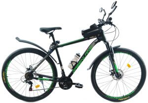 Велосипед GreenLand Scorpion PRO 29 (19, черный/зеленый, 2025) Велосипед GreenLand Scorpion PRO 29 (19, черный/зеленый, 2025)