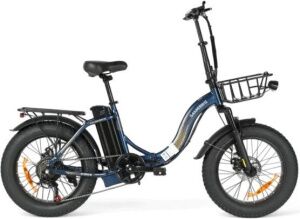 Электровелосипед SameBike City Master Fat (синий) Электровелосипед SameBike City Master Fat (синий)