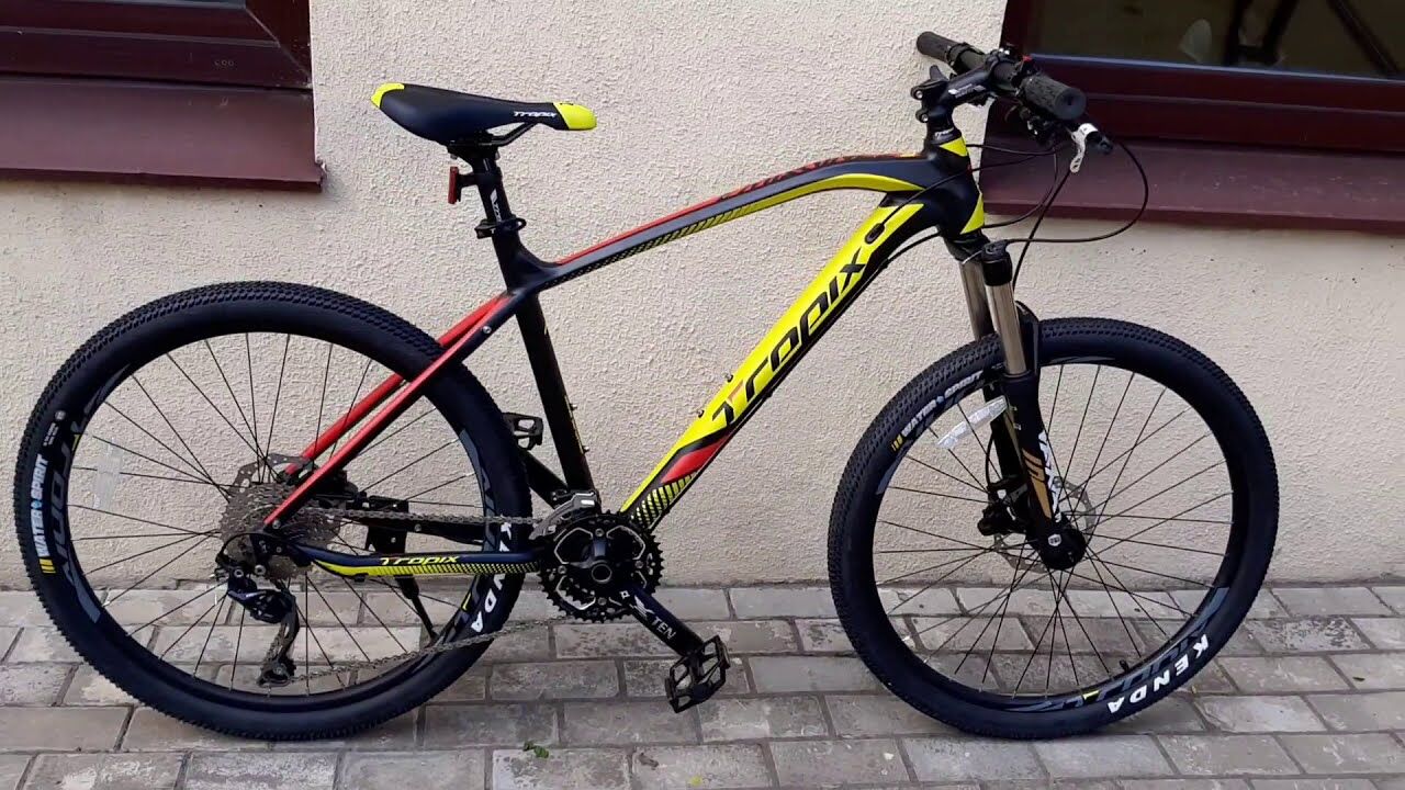 Велосипед Tropix Martinez 26 (черный/желтый, 2021)