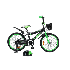 Детский велосипед DELTA Sport 18 (черный/зеленый)
