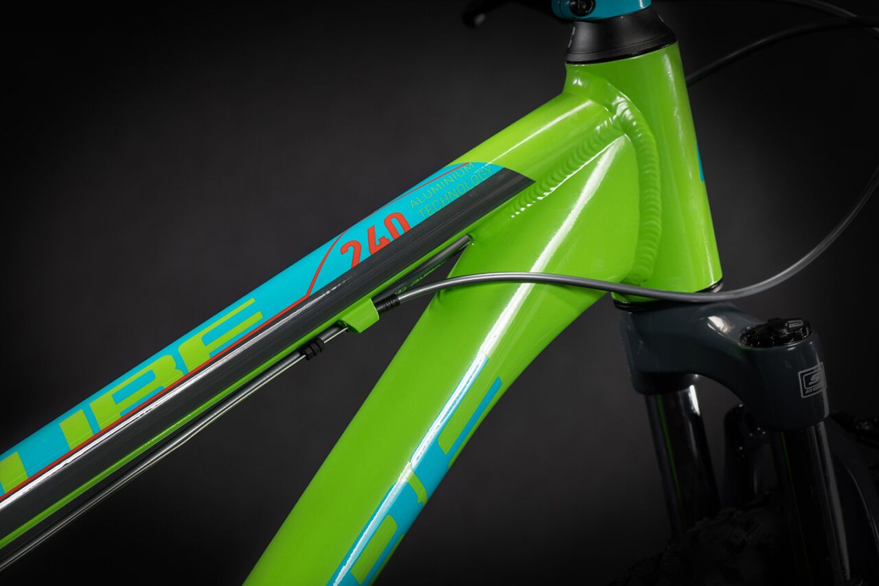 Велосипед Cube Acid 240 (зеленый/синий, 2021)