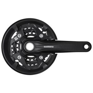 Система шатунов Shimano MT210 170мм для 2x9ск ин. Вал. 46/30 с защитой. (Black) Система шатунов Shimano MT210 170мм для 2x9ск ин. Вал. 46/30 с защитой. (Black)