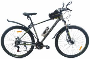 Велосипед GreenLand Ocean 27.5 2.0 (19, серый/зеленый) Велосипед GreenLand Ocean 27.5 2.0 (19, серый/зеленый)