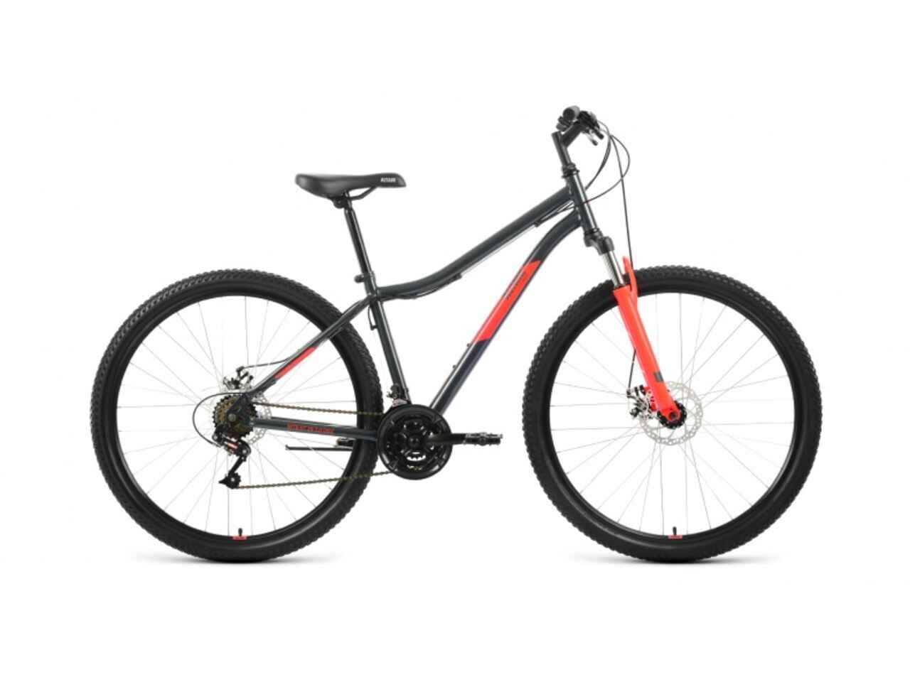 Велосипед ALTAIR MTB HT 29 2.0 disc (19, темно-серый/красный, 2022)