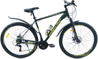 Велосипед GreenLand Action 29 2.0 (21, серо/желтый)