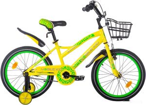 Детский велосипед Mobile Kid Slender 18 (желтый/зеленый) Детский велосипед Mobile Kid Slender 18 (желтый/зеленый)