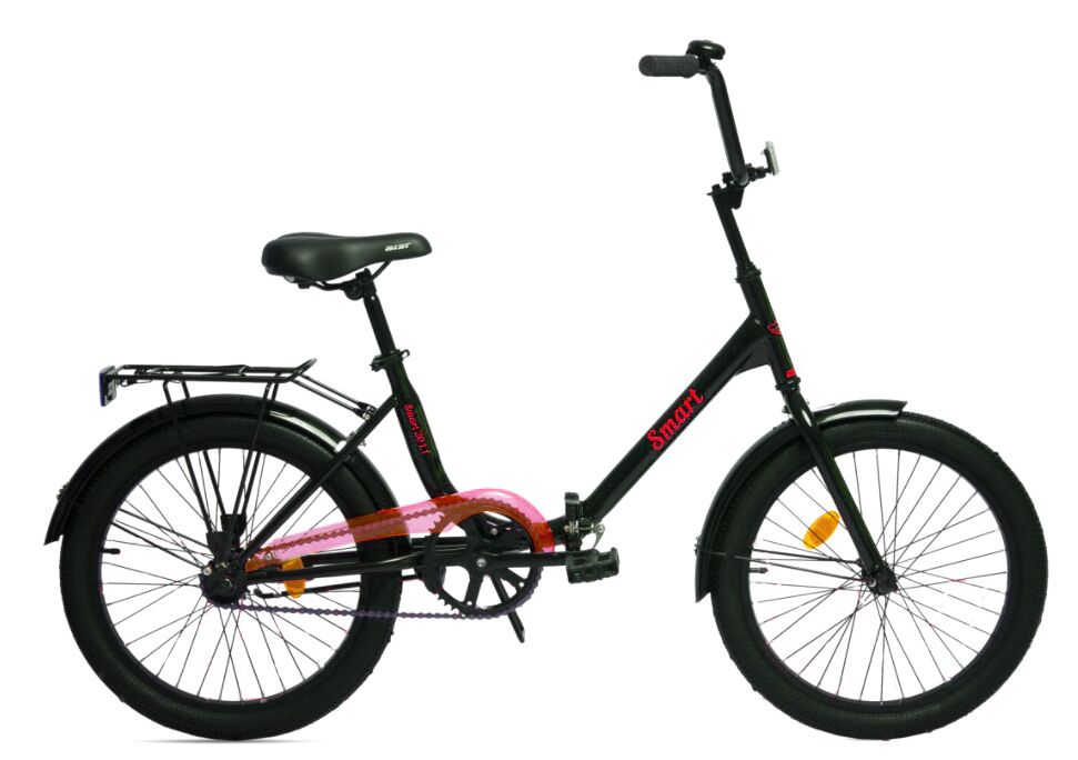 Велосипед Aist Smart 20 1.1 (20, черный/красный, 2021)