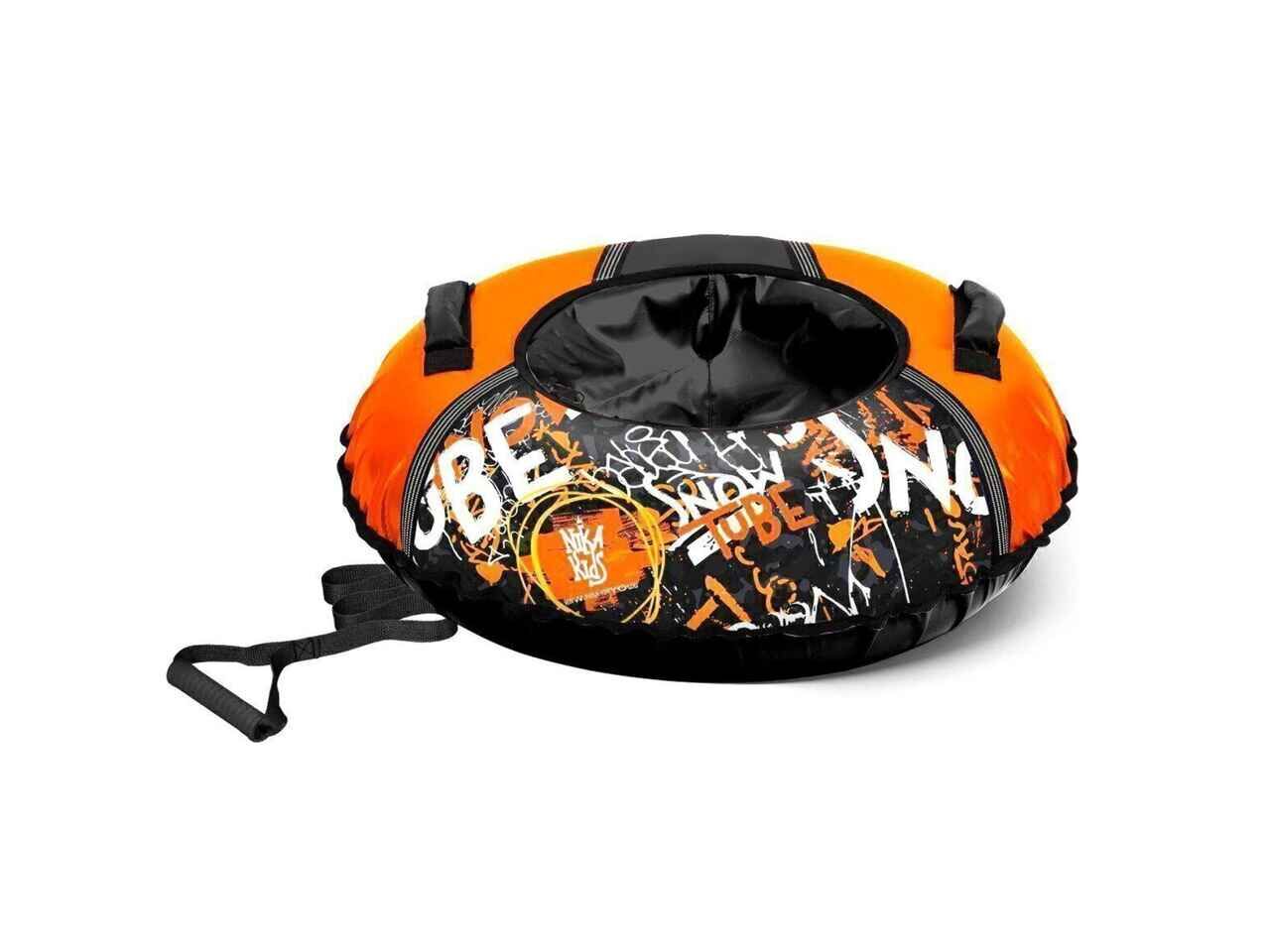 Тюбинг Nika ТБ1КР-70 (с граффити черный-оранжевый) Тюбинг Nika ТБ1КР-70 (с граффити черный-оранжевый)