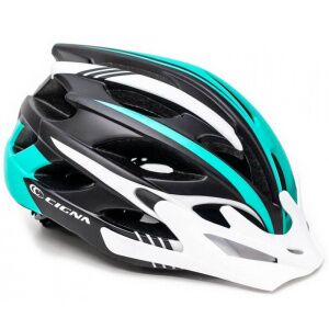 Спортивный шлем Cigna WT-016 чёрный/бирюзовый/белый, L ( 57-61см) Спортивный шлем Cigna WT-016 чёрный/бирюзовый/белый, L ( 57-61см)