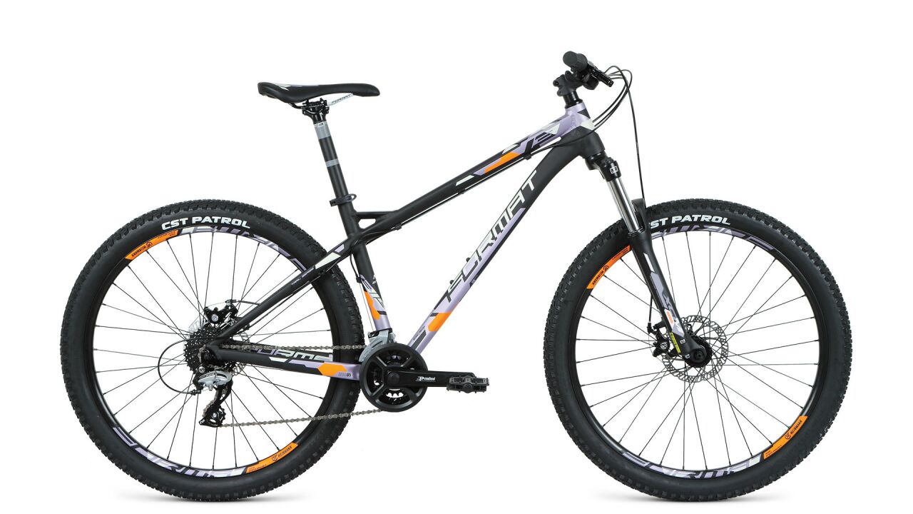 Велосипед Format 1315 27.5 S 2021 (чёрный матовый-серый матовый) RBKM1M378001