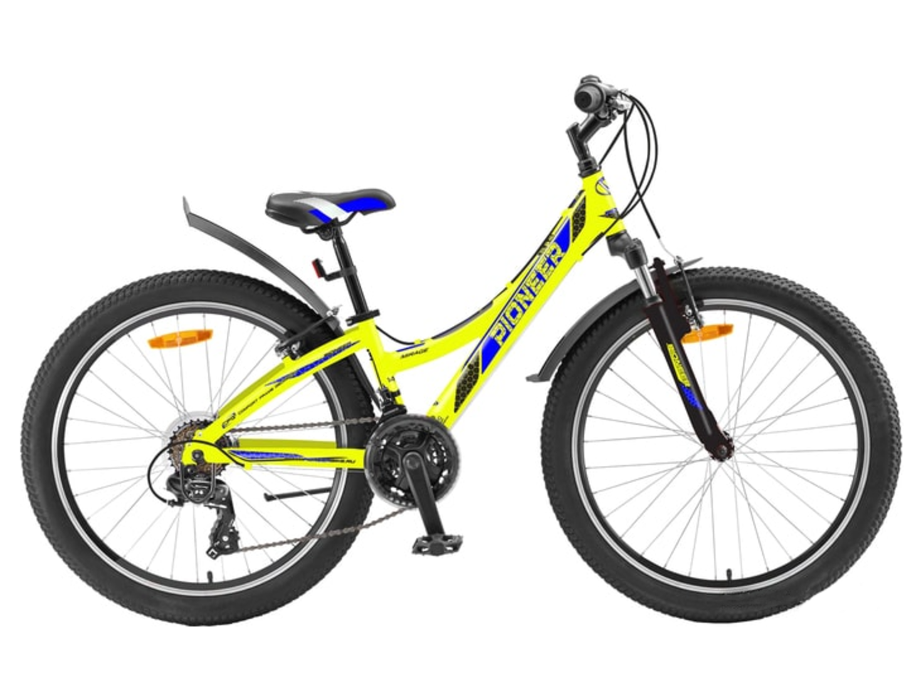 Велосипед Pioneer Mirage 2021 (желтый)