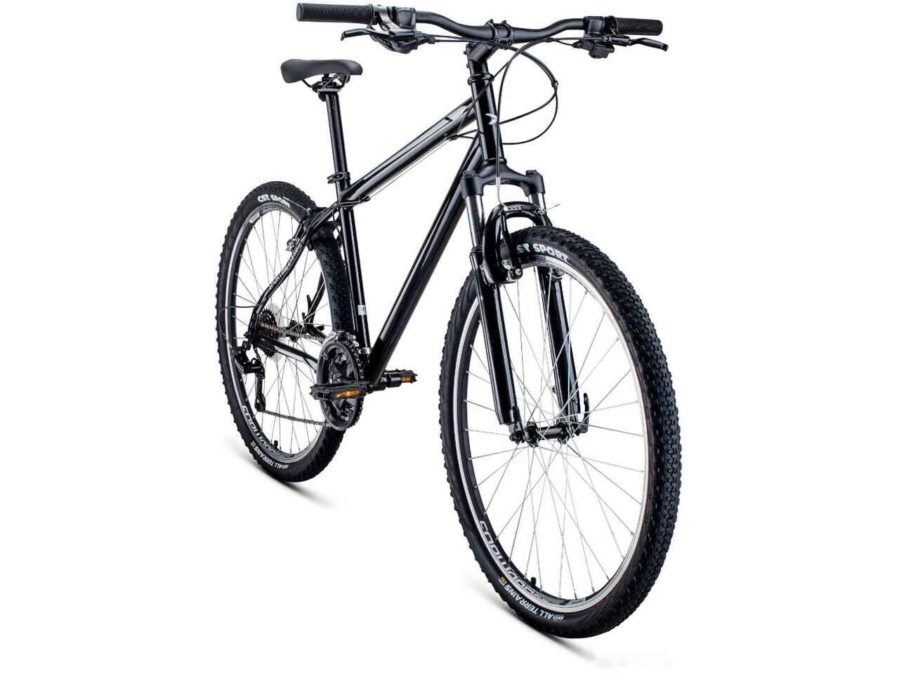 Велосипед Forward Sporting 27.5 1.0 р.17 2021 (черный/серый)