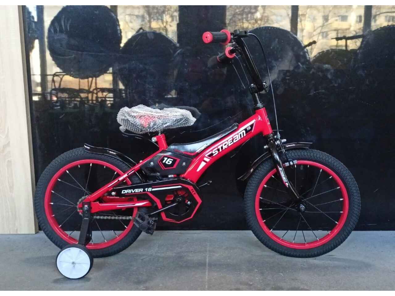 Детский велосипед Stream Driver 16 (черный/красный)