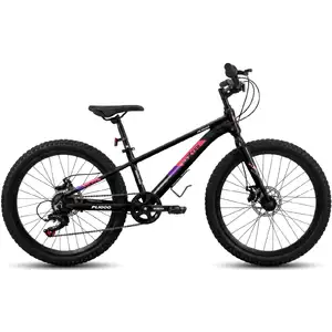 Велосипед MAXTER PL1000 24 (черно-розовый с ригидной вилкой)