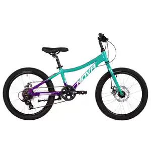 Детский велосипед Novatrack Katrina 6.D 20 (зеленый/фиолетовый) 20AHD.KATRINA.VGN5