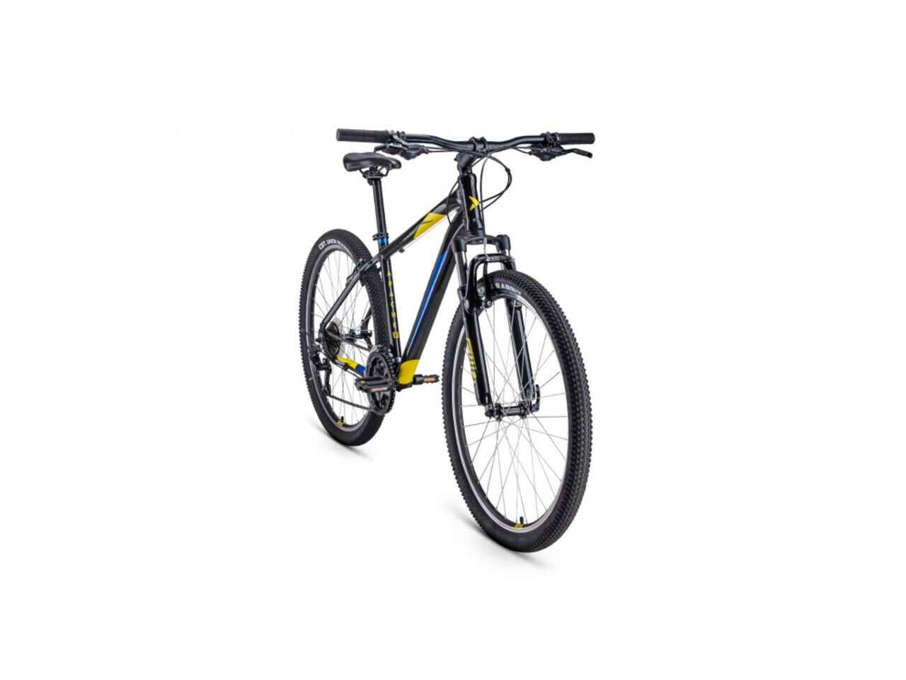 Велосипед Forward Apache 27.5 1.2 р.17 2022 (черный/желтый)