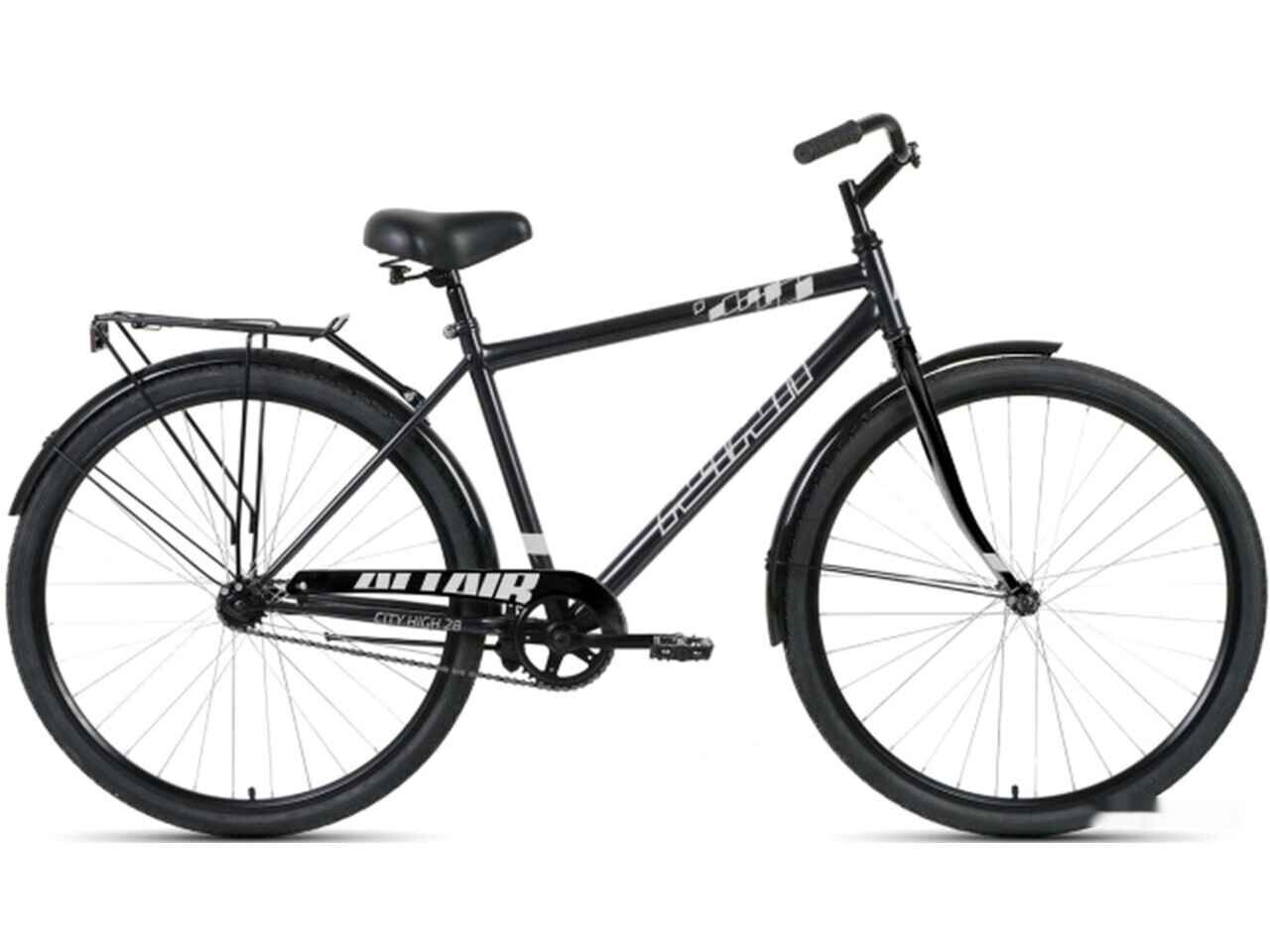 Велосипед ALTAIR City 28 high 2023 (темно-серый/серебристый)