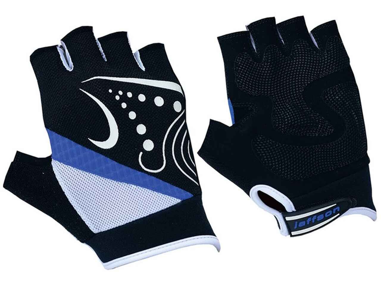 Перчатки-митенки Jaffson SCG 47-0118 XL (2507 Black/White/Blue) Перчатки-митенки Jaffson SCG 47-0118 XL (2507 Black/White/Blue)