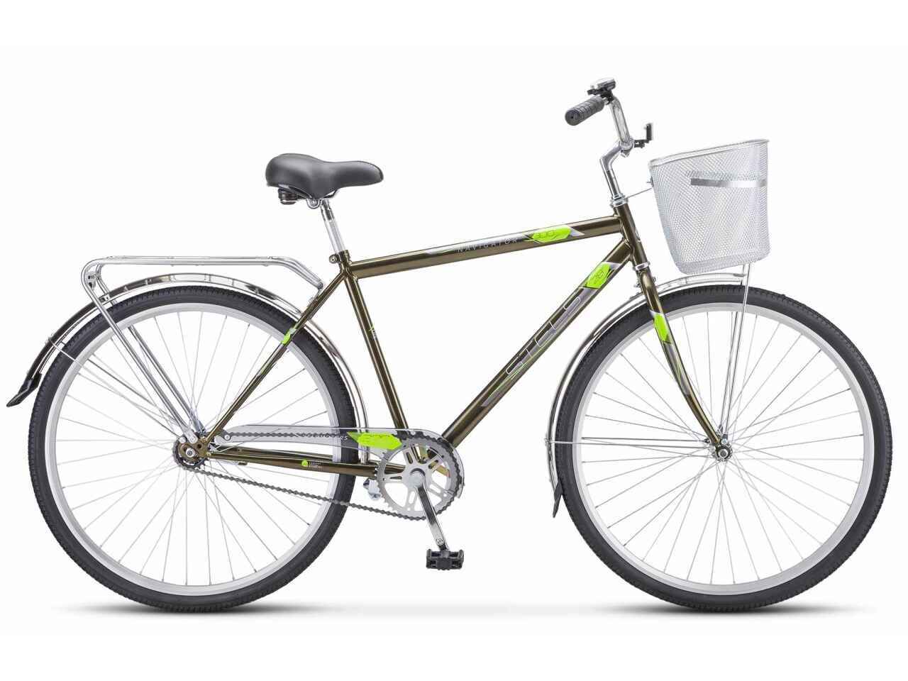 Велосипед Stels Navigator 300 С 28 Z010 (оливковый, 2023) LU094715