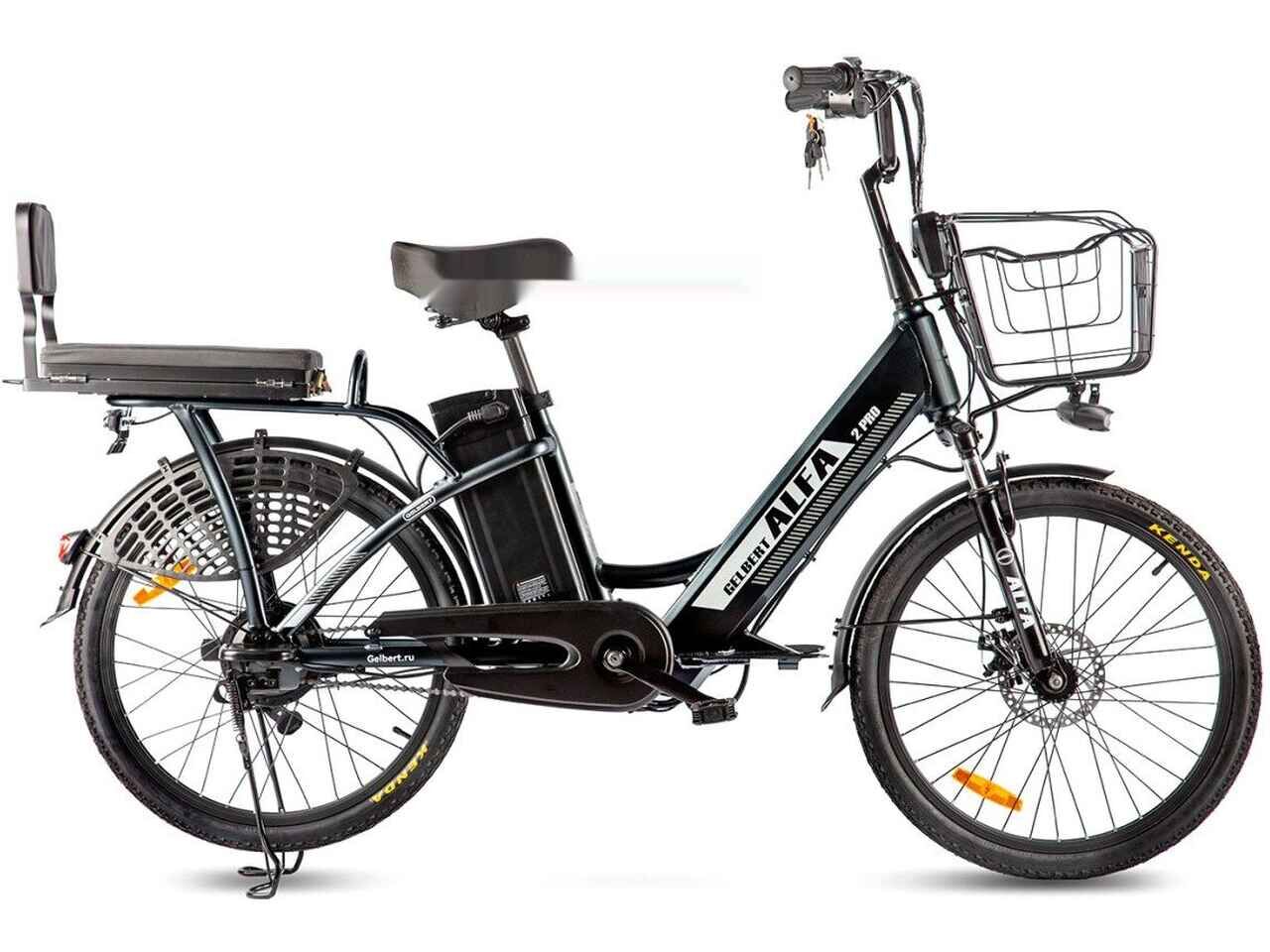 Электровелосипед Gelbert ALFA 2 PRO (черный) Электровелосипед Gelbert ALFA 2 PRO (черный)