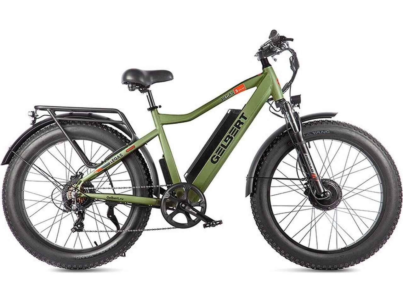 Электровелосипед Gelbert Pegas 3 DUAL PRO (хаки) Электровелосипед Gelbert Pegas 3 DUAL PRO (хаки)