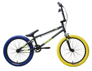 Велосипед Stark Madness BMX 1 (графит матовый/желтый/синий, 2025) Велосипед Stark Madness BMX 1 (графит матовый/желтый/синий, 2025)