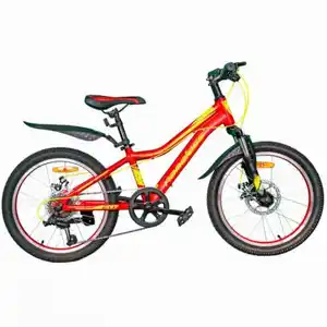 Детский велосипед Nameless J2200D 2022 (красный/желтый)