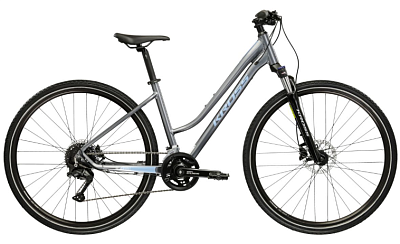 Велосипед Kross Evado 5.0 (D 28 L, серый/синий) KREV5Z28X19W007957