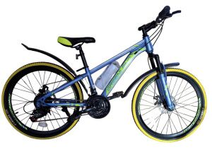 Велосипед GreenLand SPACE 24 (12, синий/зеленый, 2024)
