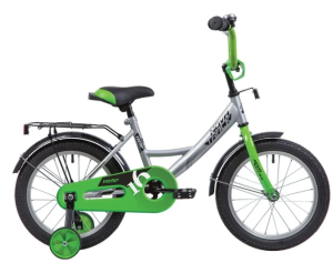 Детский велосипед Novatrack Vector 16 (серебристый, 2025) 163VECTOR.SL5