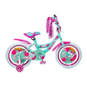 Детский велосипед Favorit Kitty 16 (бирюзовый/розовый) KIT-16GN