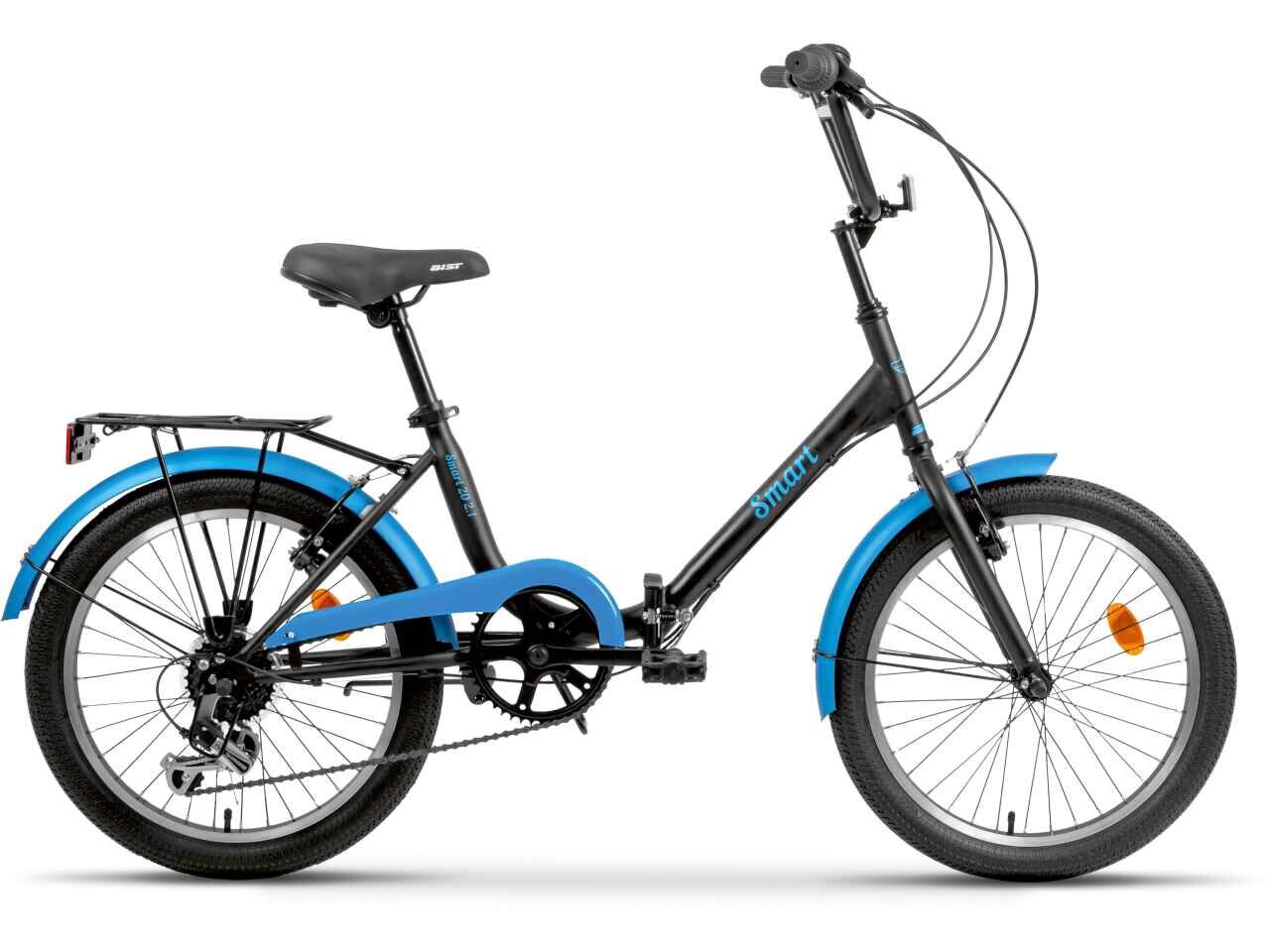 Велосипед Aist Smart 20 2.1 (черный/синий, 2025) Велосипед Aist Smart 20 2.1 (черный/синий, 2025)
