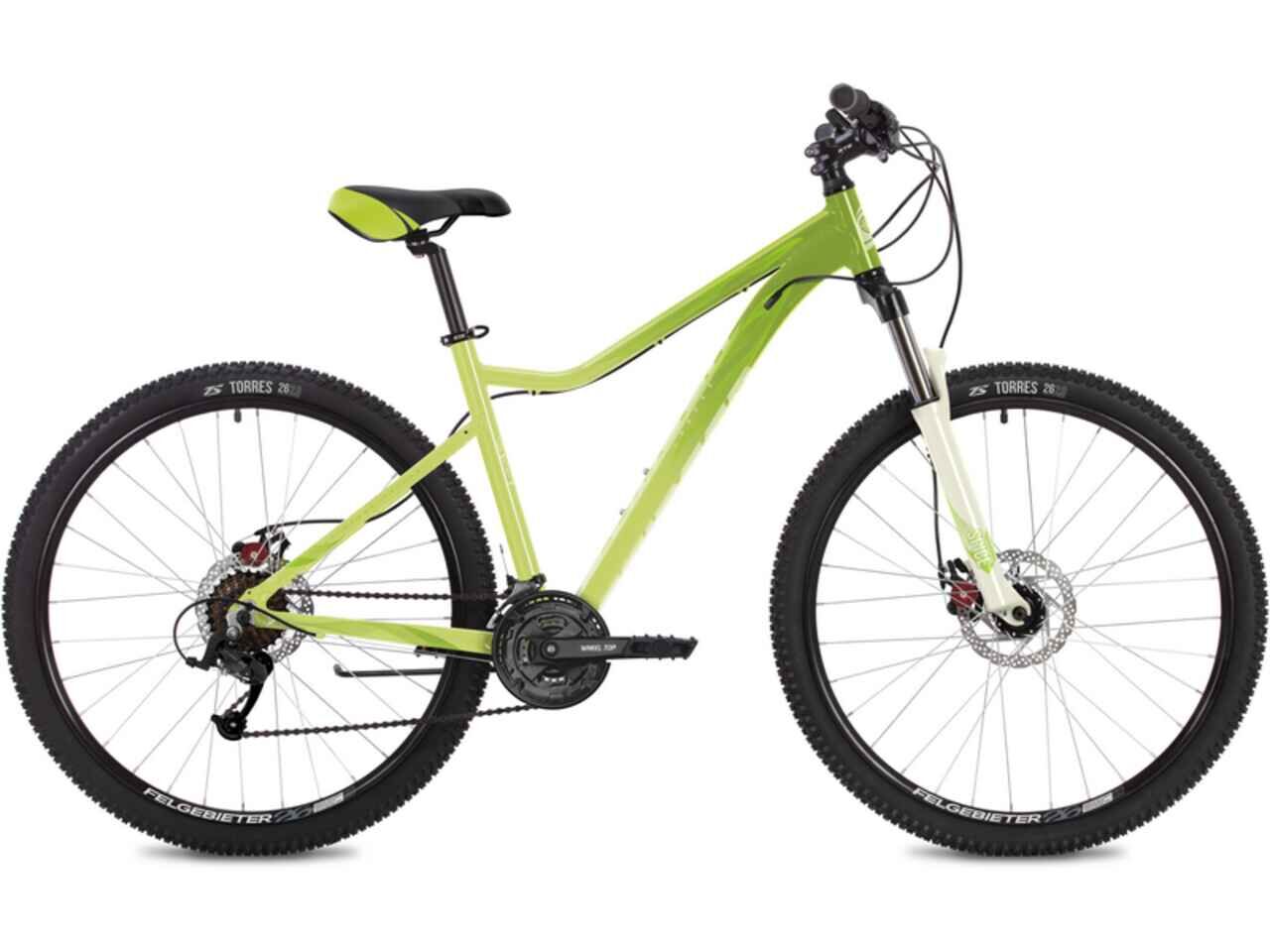 Велосипед Stinger Laguna EVO (17, зеленый, 2023) 26AHD.LAGUEVO.17GN3