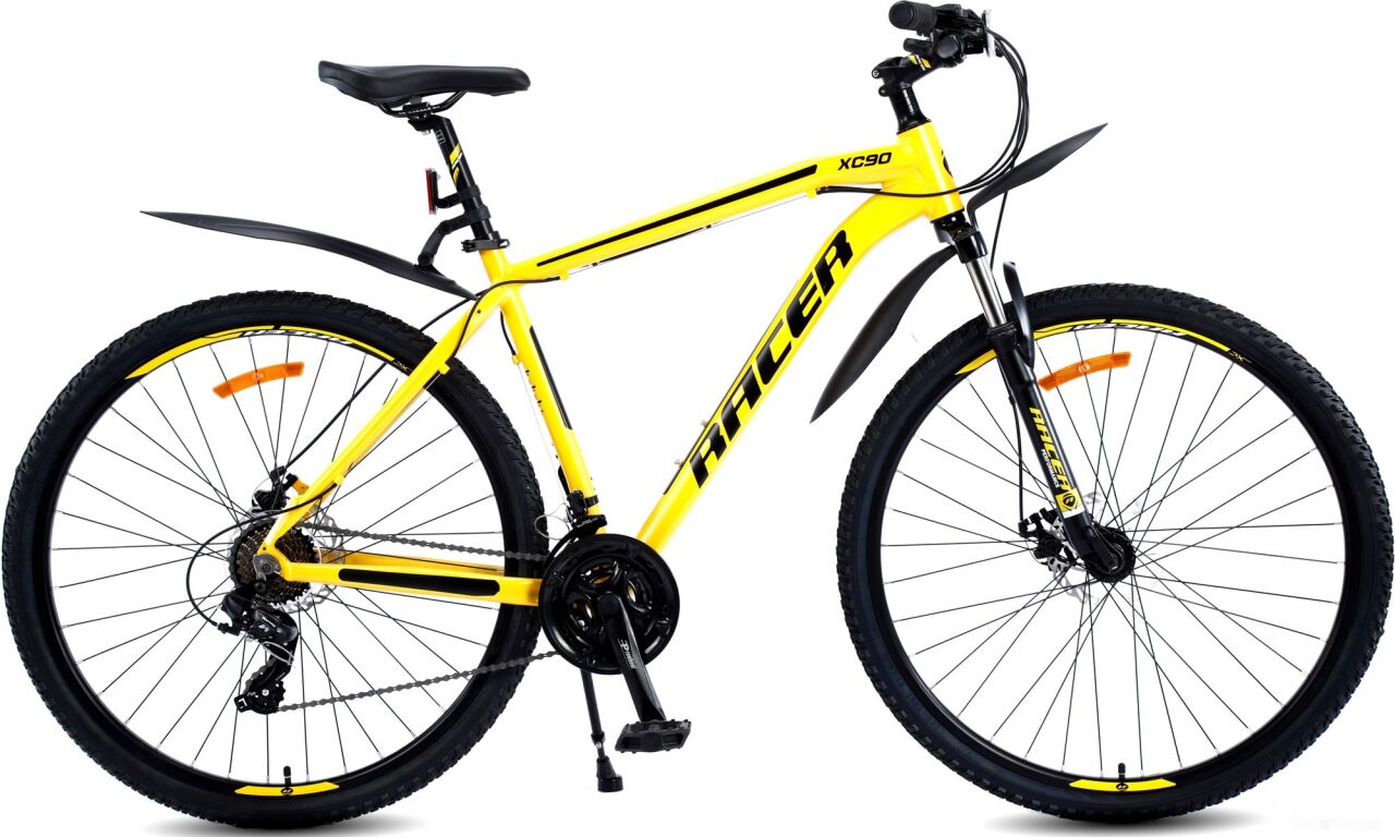 Велосипед Racer XC90 29 (20, желтый, 2021)
