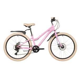 Велосипед Novatrack Jenny 24 Disc (12, розовый, 2026) 24SHD.JENNY.12PN6