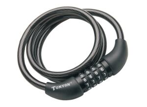 Тросовый велозамок Tonyon 567C-1015 Тросовый велозамок Tonyon 567C-1015