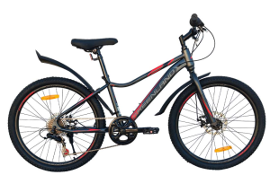 Велосипед GreenLand FORMULA 24 7S (12, черный/красный) Велосипед GreenLand FORMULA 24 7S (12, черный/красный)