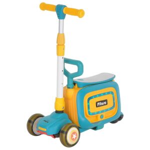 Трехколесный самокат Pituso HD-8814B (синий)