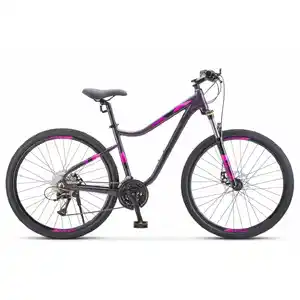 Велосипед Stels Miss 7700 MD 27.5 V010 (19, темный/пурпурный, 2023)